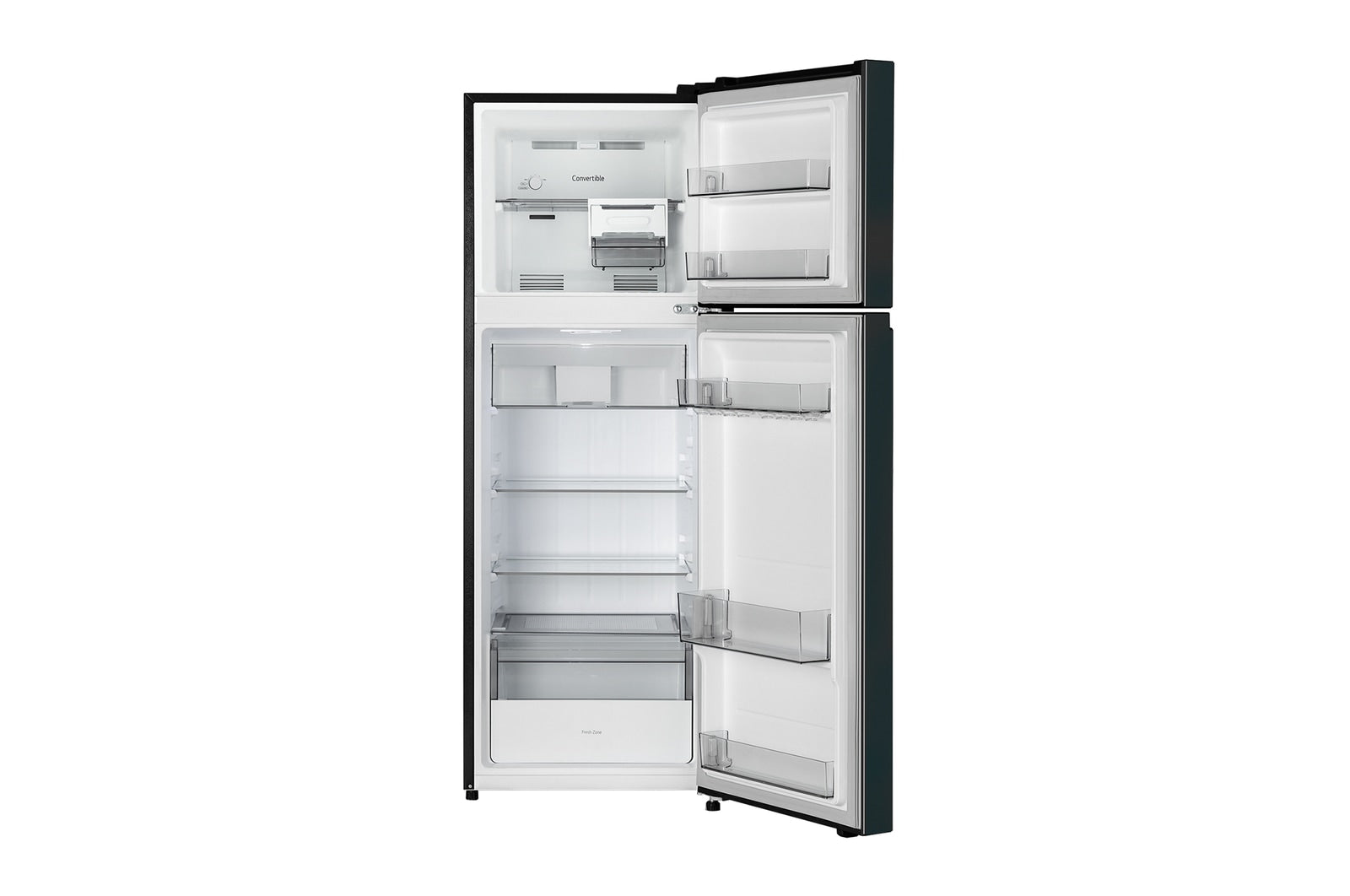 LG 251 Litres 2 Star Frost Free Double Door Convertible Refrigerator with Inverter Compressor ( Emerald Lotus) GLT2526XWEL.AELZEBN