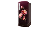 LG 185 L 3 Star, Single Door Refrigerator, Base Stand Drawer, Smart Inverter Compressor, Smart Connect, Wine Glory, GLD1936ZAWG.AWGZEBN