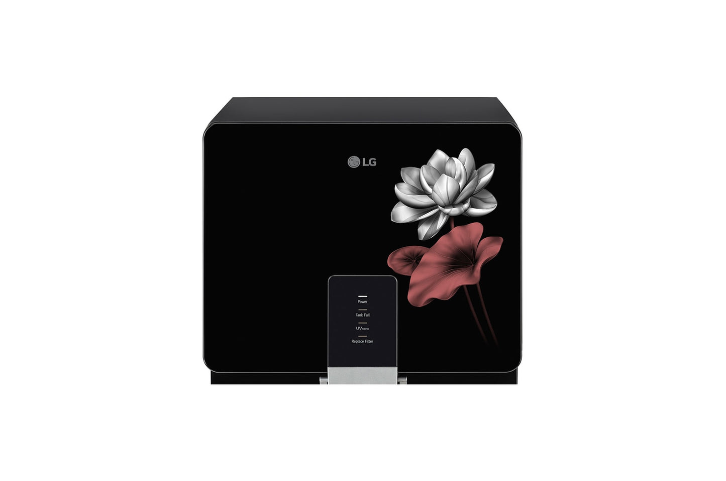 LG Solid Black RO + UV Water Purifier with 8L Dual Protection Stainless Steel Tank, In-Tank UV LED & Mineral Booster - Pure and Safe Water for Your Home- WW156RTTB