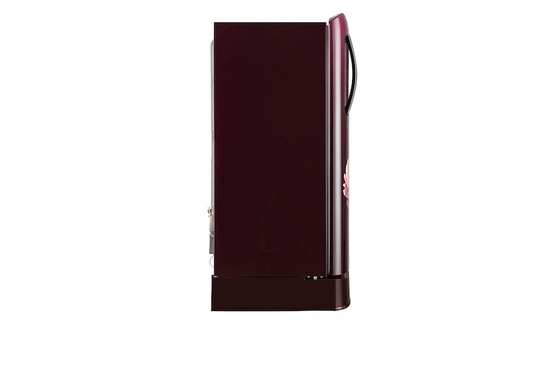 LG 185 L 3 Star, Single Door Refrigerator, Base Stand Drawer, Smart Inverter Compressor, Smart Connect, Wine Glory, GLD1936ZAWG.AWGZEBN