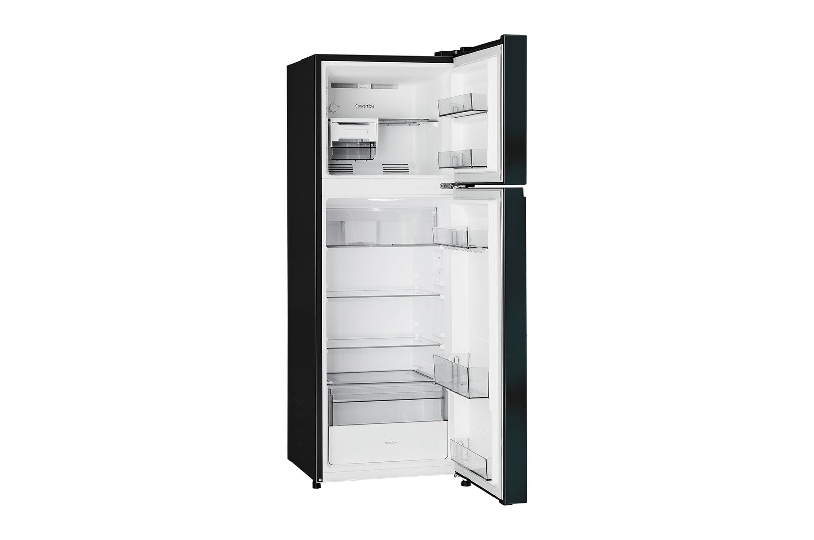 LG 251 Litres 2 Star Frost Free Double Door Convertible Refrigerator with Inverter Compressor ( Emerald Lotus) GLT2526XWEL.AELZEBN