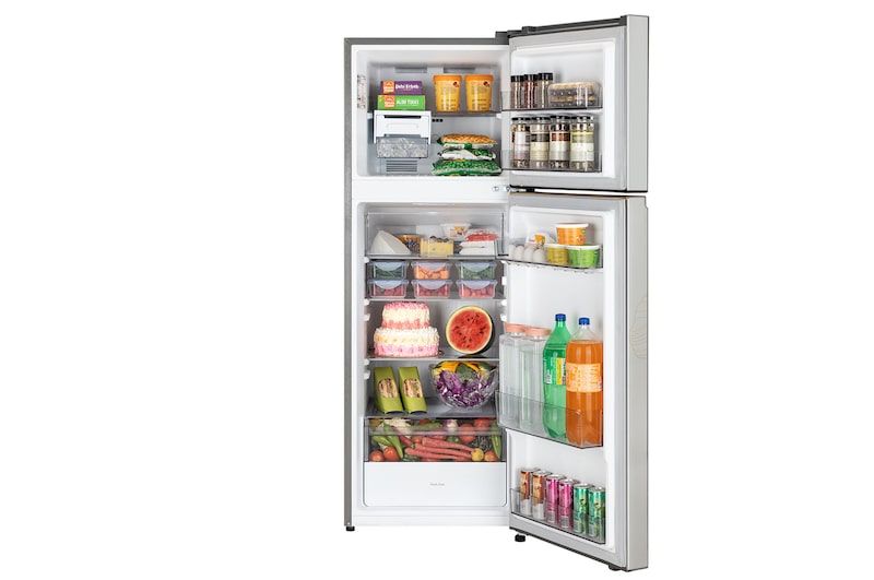 LG 251L 2-Star Frost Free Convertible Double Door Refrigerator | Smart Inverter Compressor | Smart Mode All-Season Cooling | Auto Smart Connect | Express Freeze (GLT2526WWRI.ARIZEBN)