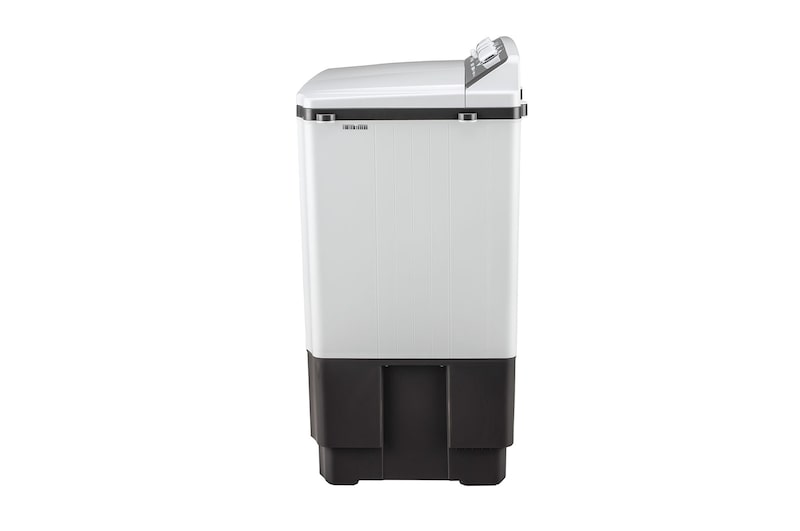 LG 7.0 kg 5-Star Semi-Automatic Top Load Washing Machine | Roller Jet Pulsator | Wind Jet Dry | 3 Wash Programs | In-Built Scrubber | Rat Away Technology Base (P7010NGAZ.ADGQNST, Dark Grey)