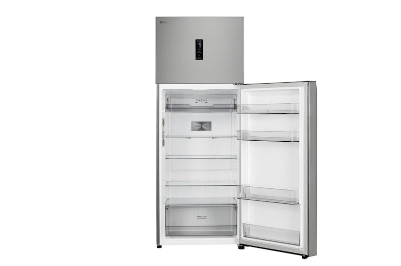 LG 466 Litres 2 Star Frost Free Double Door Smart Wifi Enabled Convertible Refrigerator with Fresh 0 Zone (GLT4626TEBM.DBMZEBN, Black Mirror) (2026 Model)