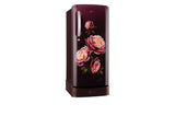 LG 185 L 3 Star, Single Door Refrigerator, Base Stand Drawer, Smart Inverter Compressor, Smart Connect, Wine Glory, GLD1936ZAWG.AWGZEBN