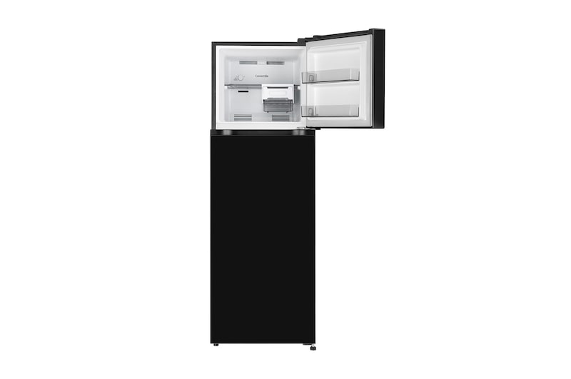 LG 276L 3-Star Convertible Double Door Refrigerator | Smart Inverter Compressor | Multi Air Flow | Auto Smart Connect | Frost Free Top Mount Refrigerator (GLT2836XWOB.AOBZEBN, Onyx Black)