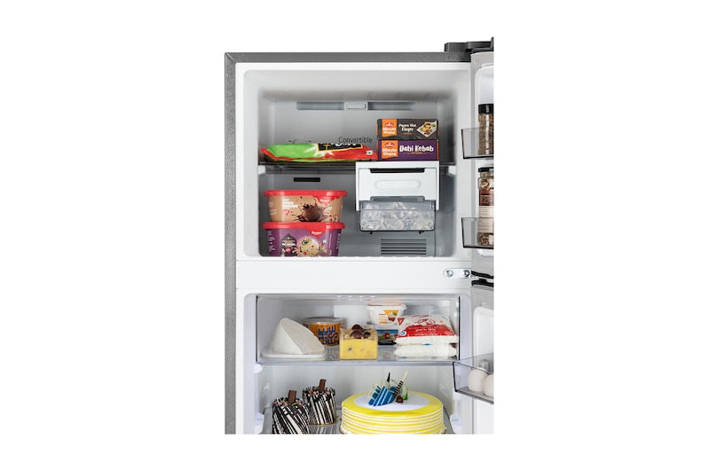 LG 276L 3-Star Convertible Double Door Refrigerator | Smart Inverter Compressor | Multi Air Flow | Auto Smart Connect | Frost Free Top Mount Fridge. (GLT2836XWPZ.APZZEBN, Shiny Steel/Premium Finish)