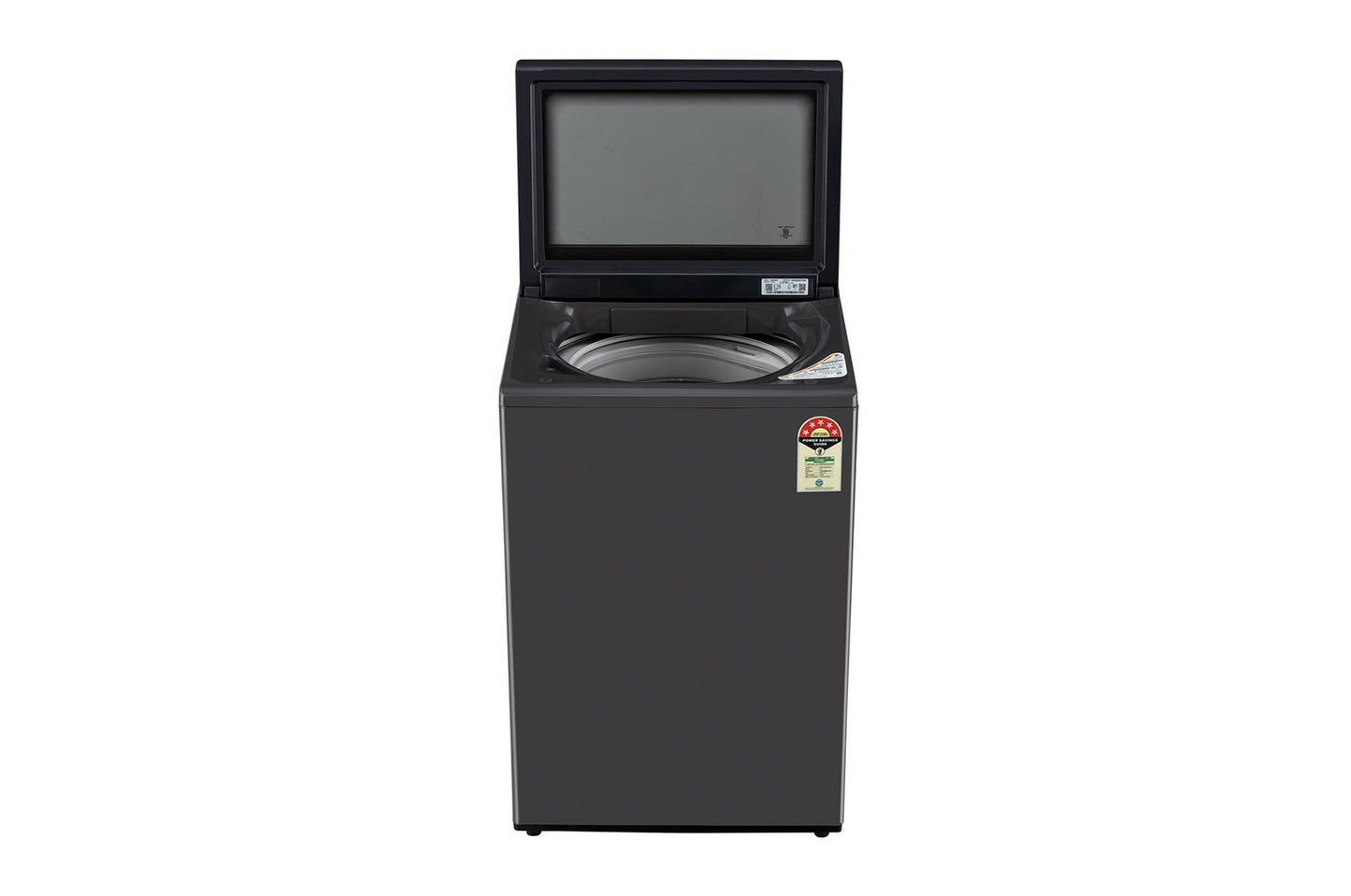 LG 8.0 kg 5 Star TurboDrum Top Load Washing Machine with Smart Diagnosis, Tempered Glass Lid, Soft Closing Door, Quick Wash, Child Lock, Middle Black,T80KMMB3Z