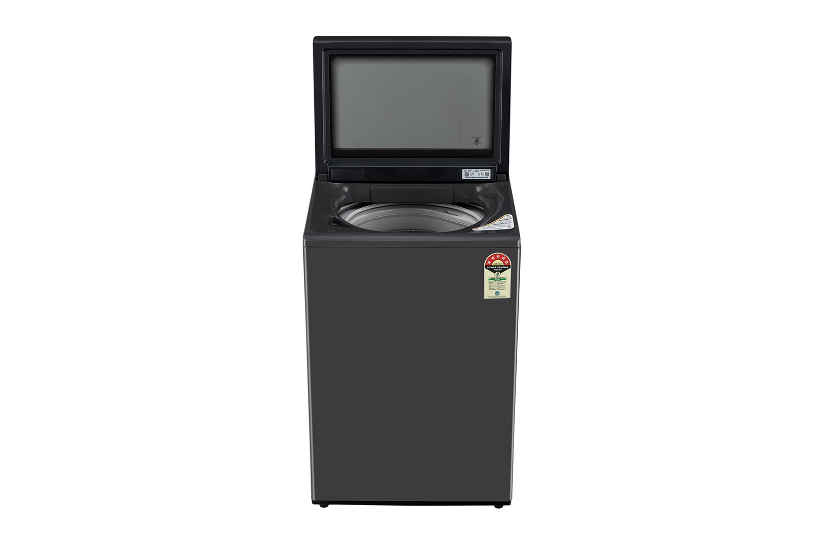 LG 8.0 kg 5 Star TurboDrum Top Load Washing Machine with Smart Diagnosis, Tempered Glass Lid, Soft Closing Door, Quick Wash, Child Lock, Middle Black,T80KMMB3Z
