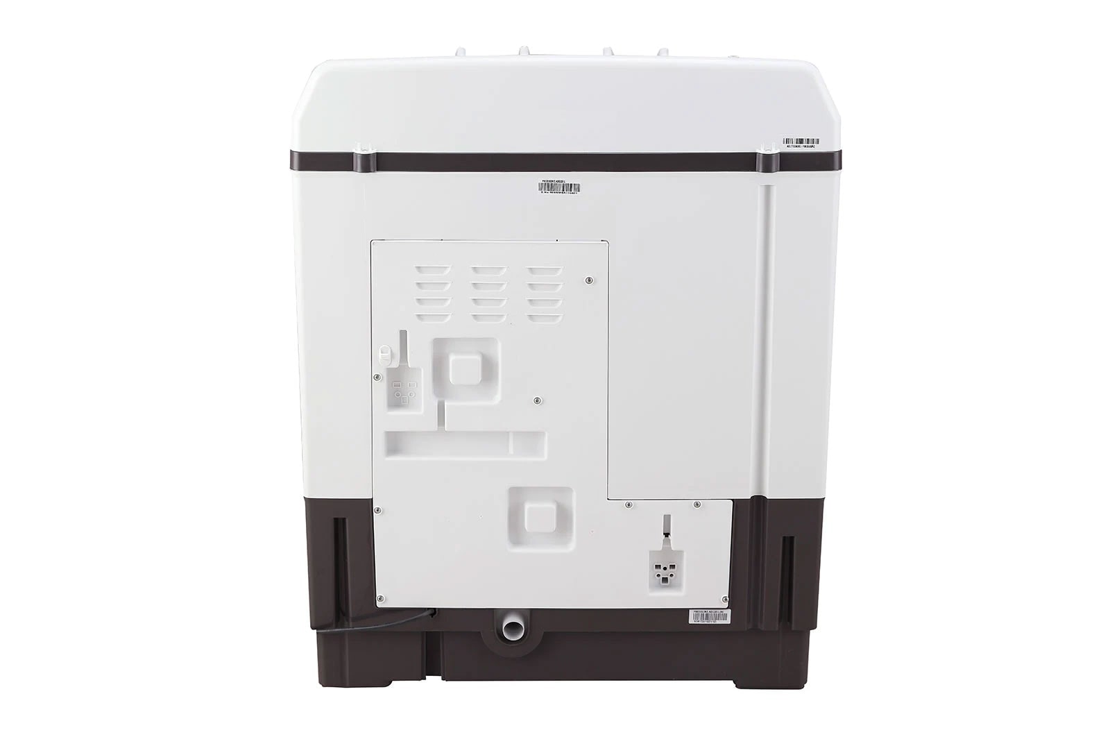 LG 8.5kg 5-Star Semi-Automatic Top Load Washing Machine, Roller Jet Pulsator, Rat Away Technology, Wind Jet Dry, Collar Scrubber, 6.0kg Spin Capacity, Rust Free Plastic Base, 4 Unidirectional Wheels (P8525SGAZ.ADGQEIL, Dark Grey)