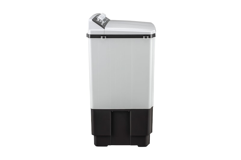 LG 7.0 kg 5-Star Semi-Automatic Top Load Washing Machine | Roller Jet Pulsator | Wind Jet Dry | 3 Wash Programs | In-Built Scrubber | Rat Away Technology Base (P7010NGAZ.ADGQNST, Dark Grey)