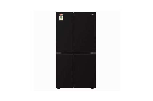 LG 650 L 3-Star Smart Inverter Side by Side Refrigerator with LED Display & Express Freeze (Western Black)- GL-B257JWB3