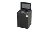 LG 8.0 kg 5 Star TurboDrum Top Load Washing Machine with Smart Diagnosis, Tempered Glass Lid, Soft Closing Door, Quick Wash, Child Lock, Middle Black,T80KMMB3Z