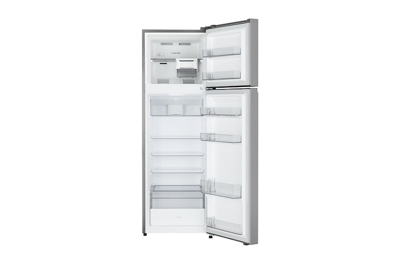 LG 276L 3-Star Convertible Double Door Refrigerator | Smart Inverter Compressor | Multi Air Flow | Auto Smart Connect | Frost Free Top Mount Fridge. (GLT2836XWPZ.APZZEBN, Shiny Steel/Premium Finish)
