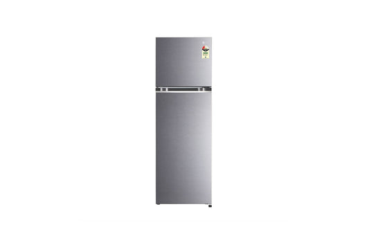 LG 272 L  2 Star Smart Inverter Compressor Top Mount Refrigerator with LINEAR Cooling, Moist Balance Crisper, and Smart Diagnosis (Dazzle Steel, N312SDSY)