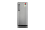 LG 224L 5-Star Smart Inverter Direct Cool Single Door Refrigerator,Tempered Glass Shelves, Moist Balance Crisper, Large 27L Freezer, 118 kWh Annual Consumption, Ariana Handle- (GL-D2356ZAPZ, Shiny Steel)