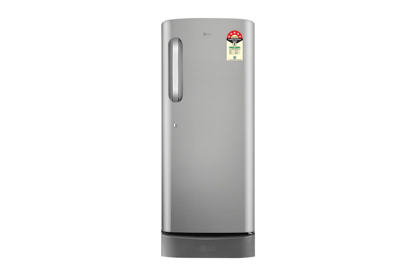 LG 224L 5-Star Smart Inverter Direct Cool Single Door Refrigerator,Tempered Glass Shelves, Moist Balance Crisper, Large 27L Freezer, 118 kWh Annual Consumption, Ariana Handle- (GL-D2356ZAPZ, Shiny Steel)