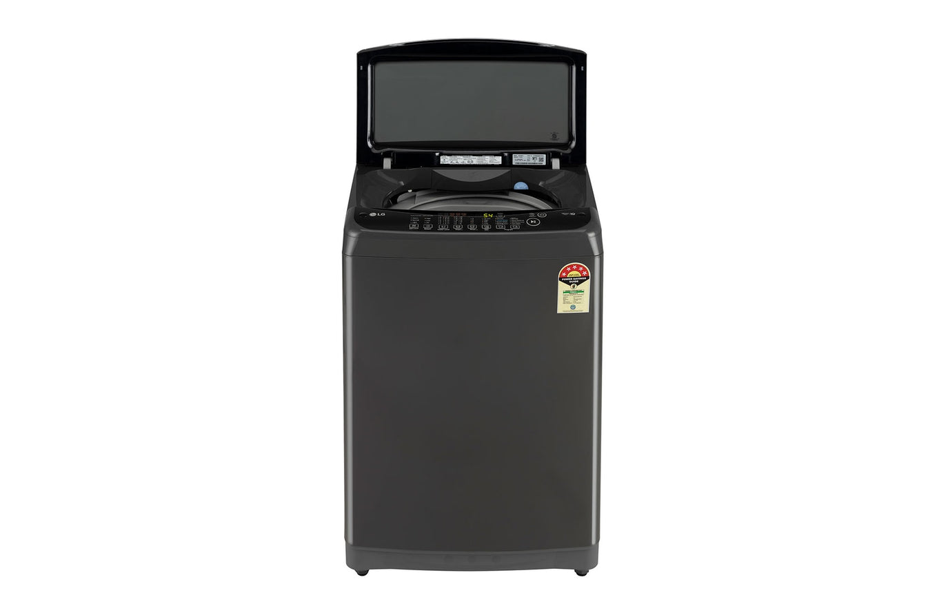 LG 12 kg 5 Star Inverter Fully Automatic Top Load Washing Machine (T12SJMB1Z, Smart Inverter Motor, Middle Black)