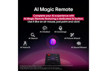 LG 55-inch ( 139.7 cm )  4K UHD Smart TV with α7 AI Processor 4K Gen8 | webOS 25 | Dolby Atmos | Gaming Features | HDR10 | Magic Remote | 60Hz Native Refresh Rate | AI Sound Pro | ALLM | WOW Orchestra-55UA83006LA