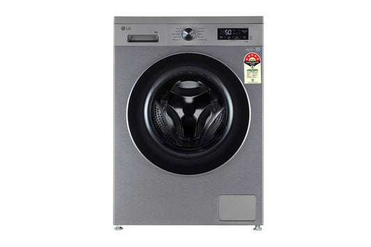 LG 9 kg 5 Star  with Wi-Fi EnabledAI Direct Drive Technology Fully Automatic Front Load Washing Machine with In-built Heater Platinum Silver  (FHB1209Z4P)