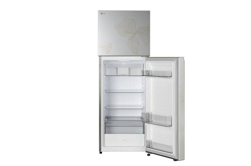 LG 251L 2-Star Frost Free Convertible Double Door Refrigerator | Smart Inverter Compressor | Smart Mode All-Season Cooling | Auto Smart Connect | Express Freeze (GLT2526WWRI.ARIZEBN)