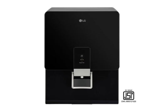 LG RO Water Purifier with Dual Protection Stainless Steel Tank - | 8 Litre Capacity | Dual Protection Stainless Steel Tank | Digital Sterilizing care | Multi-stage Filtration | Filter Change Indicator | Tank Full Indicator- WW136RTNB