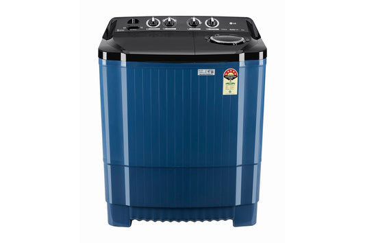 LG 8Kg Semi Automatic Washing Machine, Roller Jet Pulsator + Soak, Dark Blue- (P8015SBAZ)