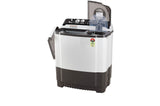 LG 8.5kg 5-Star Semi-Automatic Top Load Washing Machine, Roller Jet Pulsator, Rat Away Technology, Wind Jet Dry, Collar Scrubber, 6.0kg Spin Capacity, Rust Free Plastic Base, 4 Unidirectional Wheels (P8525SGAZ.ADGQEIL, Dark Grey)