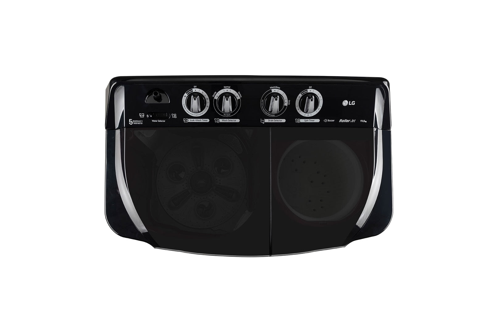LG 11.5 kg, Semi-Automatic Washing Machine with Collar Scrubber & Rat Away Technology- (P115ASDAZ)