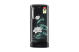 LG 185 L 5 Star, Single Door Refrigerator with Base Stand Drawer, Smart Inverter Compressor, Direct Cool, Emerald Lotus, (GLD1956ZAEL.AELZEBN)