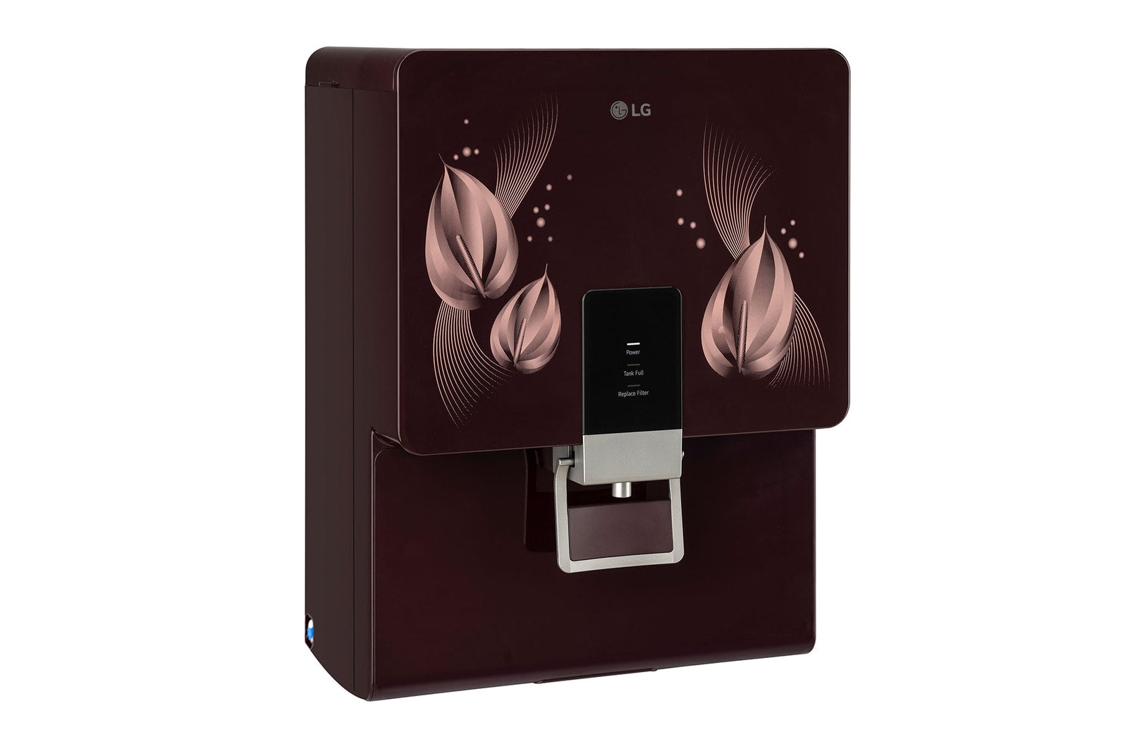 LG Crimson Red RO Water Purifier with 8L Dual Protection Stainless Steel Tank & Mineral Booster - Your family's health, protected by LG- WW146RTLC