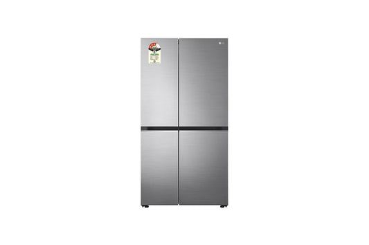 LG 650L 3 Star Frost-Free Side-by-Side Refrigerator with Smart Inverter Compressor | Multi Air Flow | Convertible | Smart Diagnosis - GL-B257HPZ3
