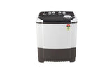 LG 8.5kg 5-Star Semi-Automatic Top Load Washing Machine, Roller Jet Pulsator, Rat Away Technology, Wind Jet Dry, Collar Scrubber, 6.0kg Spin Capacity, Rust Free Plastic Base, 4 Unidirectional Wheels (P8525SGAZ.ADGQEIL, Dark Grey)