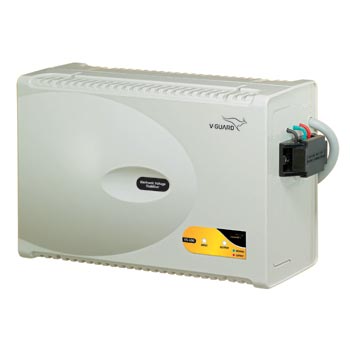 V GUARD STAB-VG400: Intelligent 1.5-Ton AC Stabilizer with Time Delay, Voltage Cut-Off, and Wall-Mount Design