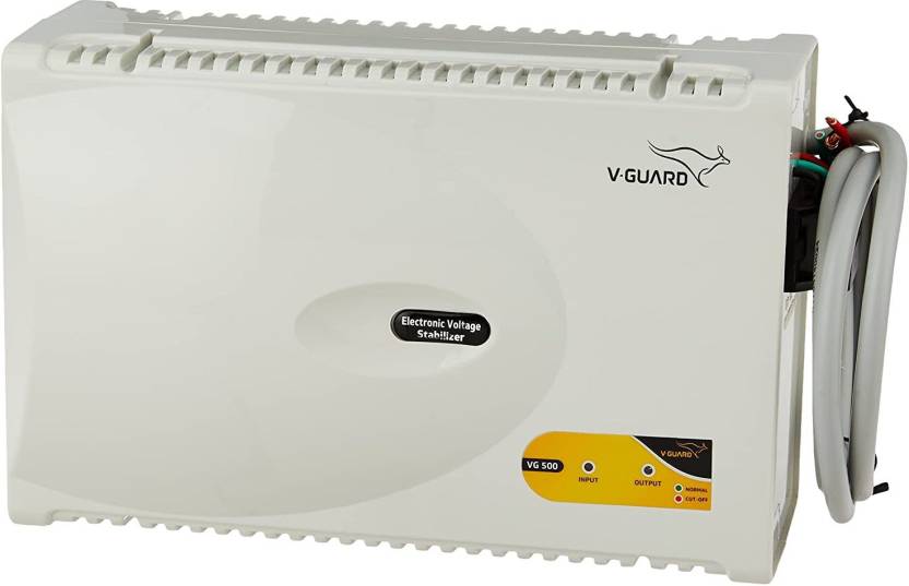 V-Guard VG500 Stabilizer for 2 Ton AC Working Range: 170V-270V