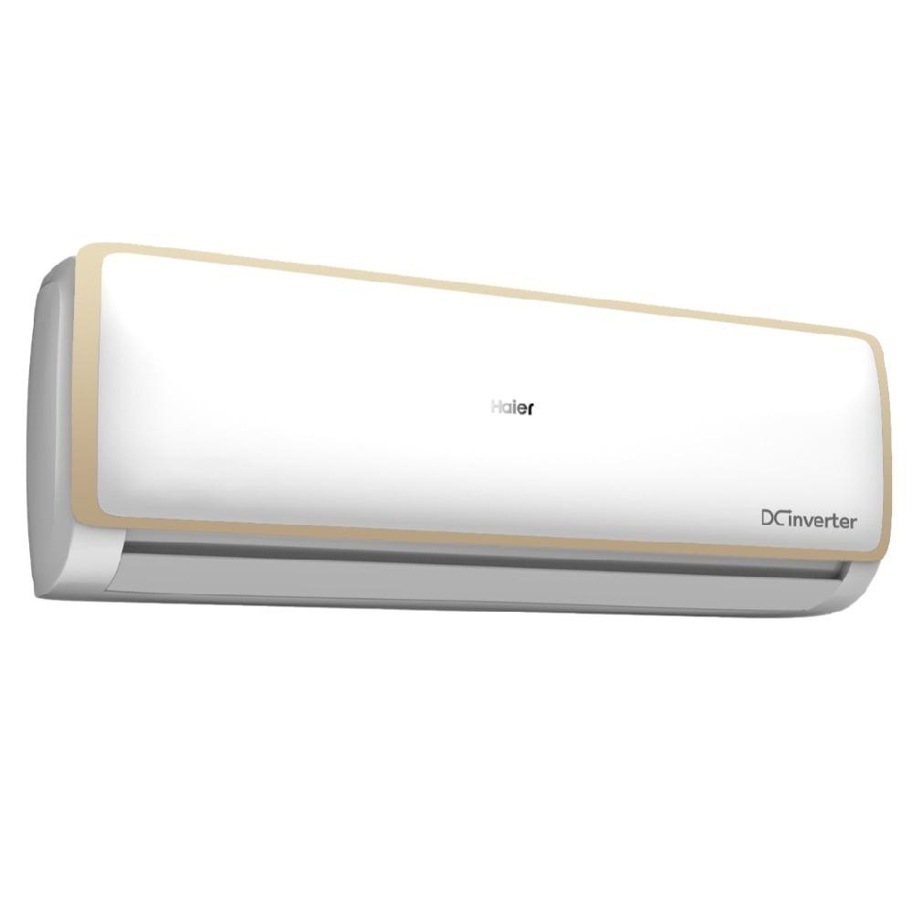 Haier 1.5 Ton 5 Star Inverter Split AC (Golden Strip) | Ultra-Efficient 5.05 ISEER, 100% Copper Condenser, Auto Clean Function, Micro Antibacterial Filter, Stabilizer Free Operation-HSU18EP-TXG5BN-INV,
